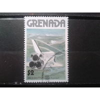 Гренада 1978 Космос, концевая марка 2 доллара