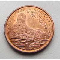 Остров Мэн 1 пенни 2003г.