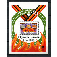 Уганда - 1988 - Летние олимпийские игры - [Mi. bl. 79] - 1 блок. MNH.  (Лот 212AL)