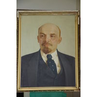 Портрет  Ленин  , холст , масло  ( 60 х 80 ; 67 х 86 )