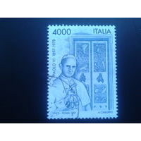 Италия 1997 папа Павел 6 Mi-4,0 евро гаш.