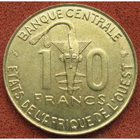 1к Западная Африка 10 франков 1997 ФАО распродажа коллекции