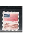 США-1981, (Мих.1464) ,  гаш. , Стандарт, Флаг