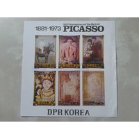 КНДР 1982  Пикассо, м/лист, без перф., без клея