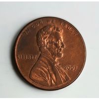 США. 1 цент 2003 г.