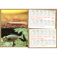 Календари Всероссийское общество охраны природы 1993