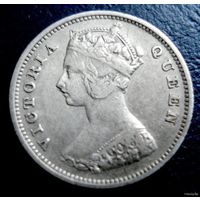 Гонконг (колония Великобритании). 10 центов 1899 год.