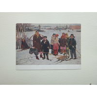 Чернов живопись 1955  10х15 см