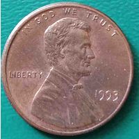 США 1 цент 1993