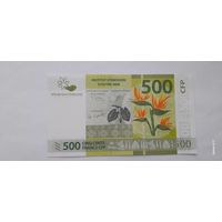 Французские Тихоокеанские Территории 500 франков 2014 года UNC