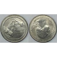 25 центов(квотер) США 2015г P, Национальный исторический парк Саратога