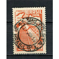 Бразилия - 1959 - Железная дорога - [Mi. 953] - полная серия - 1 марка. Гашеная.  (Лот 52CB)