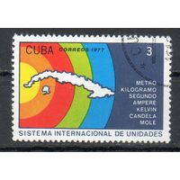 Международная унификация красок и весов Куба 1977 год серия из 1 марки