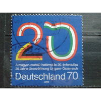 Германия 2009 в цифрах цвета флагов Венгрии и Австрии Михель-1,3 евро гаш