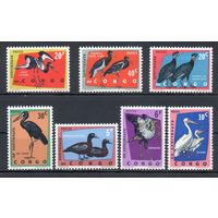 Водоплавающие птицы Конго 1963 год серия из 7 марок