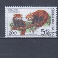 [716] Чехия 2001. Фауна зоопарка.Малая панда. Гашеная марка.
