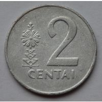 Литва, 2 цента 1991 г.