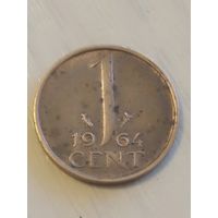 Нидерланды 1 цент 1964г.