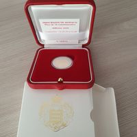 Монако 2 евро 2020 г. Принц Оноре-III 300 лет с рождения. Коробка, сертификат, монета. Пруф (proof).