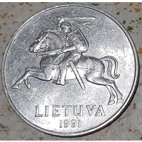 Литва 5 центов, 1991 (14-16-11)