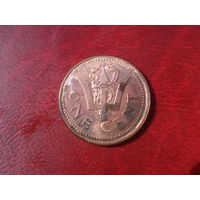 1 цент 2005 год Барбадос
