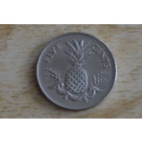 Багамы 5 центов 1998