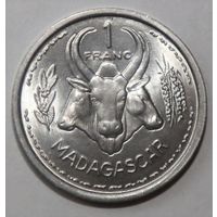 Мадагаскар. 1 франк 1958 год  KM#3