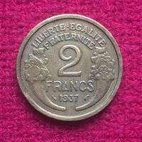 Франция 2 франка 1937 г.