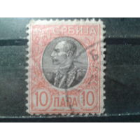 Сербия, 1905/1911. Стандарт. Король Петр I. Тип W