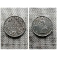 Швейцария 1/2 франка 1982