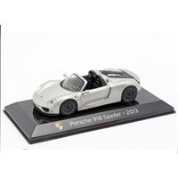 Altaya 1:43. PORSCHE 918 Spyder 2013, silver.