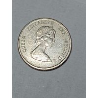 Карибы 10  центов 1996 года .