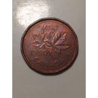 1 цент Канада 1990