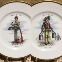 Тарелка Коллекционная серия Профессии старого Парижа Германия