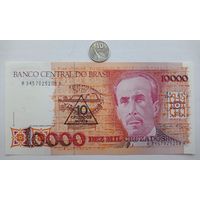 Werty71 Бразилия 10 новых крузадо 1989 UNC банкнота 10000