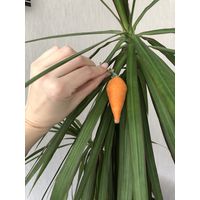 Елочная игрушка Морковка вата ссср