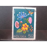 Польша 1974, Международная выставка марок,  вышивка