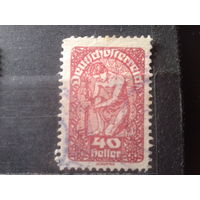 Немецкая Австрия 1920 Стандарт, аллегория  40
