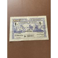 Новая Каледония 1 франк 1942 г. , редкая