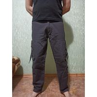 Штаны в стиле милитари, плотные как джинсы , 100% хлопок