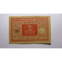 Германия Ro65а. 2 марки 1920 г. ( Печать  - красный цвет)