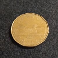Канада 1 доллар, 1987 KM#157