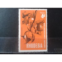 Родезия 1967 колония Англии Цветы - гладиолусы**