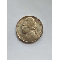 США, 5 центов 1945 D (War Nickel) - серебро BU/UNC