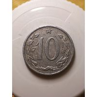 Чехословакия 10 геллеров 1962 год