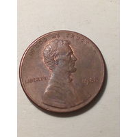 1 цент США 1988