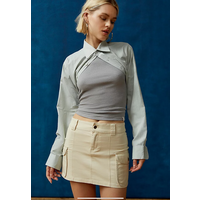 BDG юбка Devon Cargo Mini Skirt размер М