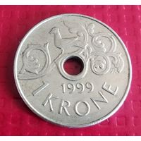 Норвегия 1 крона 1999 г. #50133
