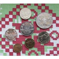 Вануату набор монет 1, 2, 5, 10, 20, 50, 100 вату, UNC.