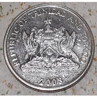 Тринидад и Тобаго 25 центов, 2008 (15-3-14)